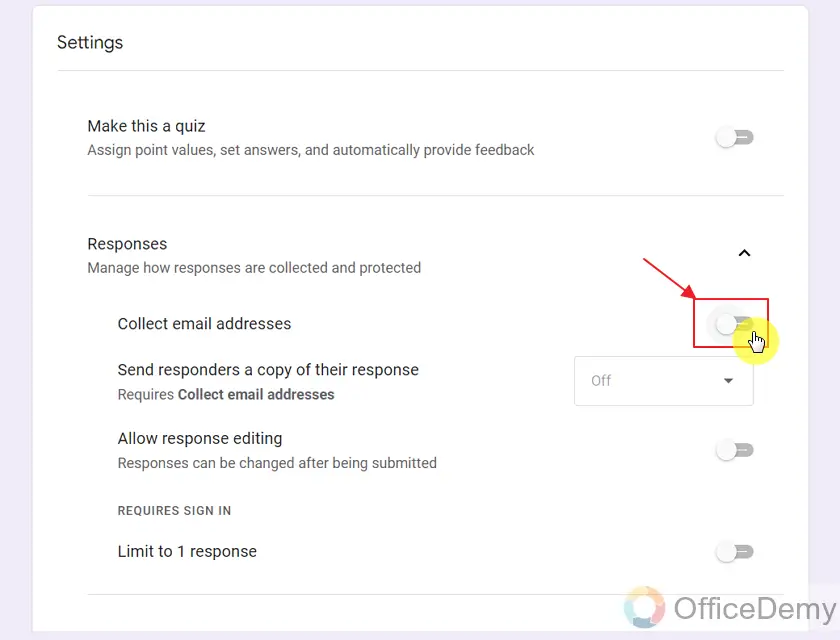 How to make a Google Form validate Email 6
