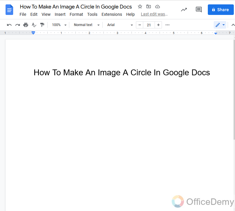 How to make an image a circle in google docs 1