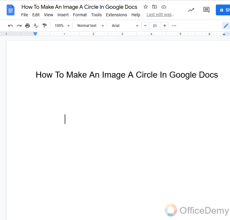 How to make an image a circle in google docs 2