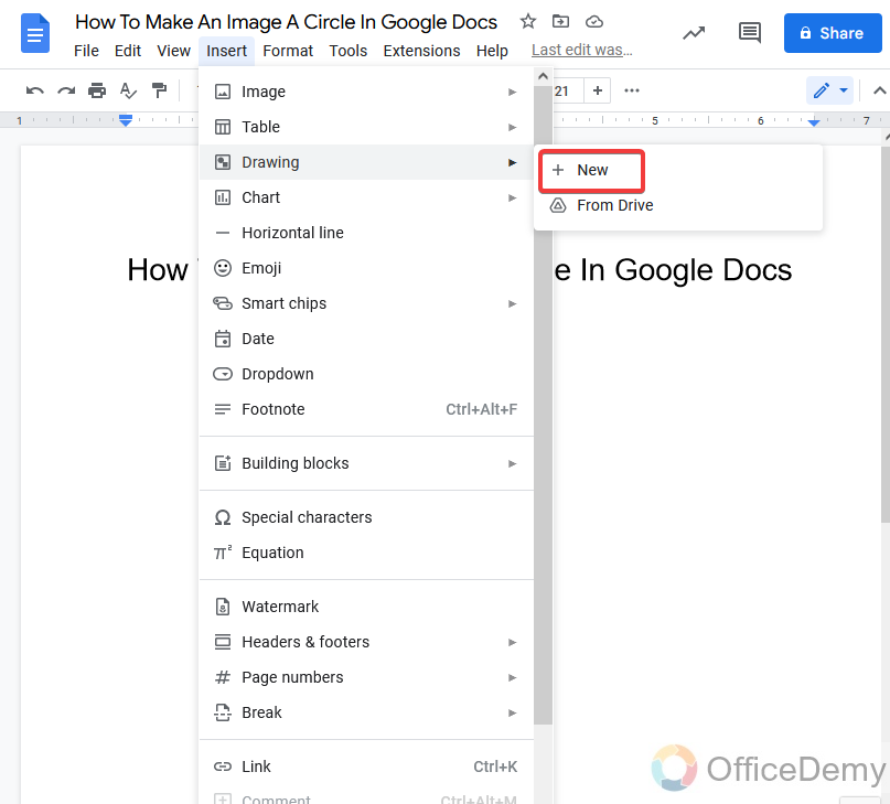 How to make an image a circle in google docs 5