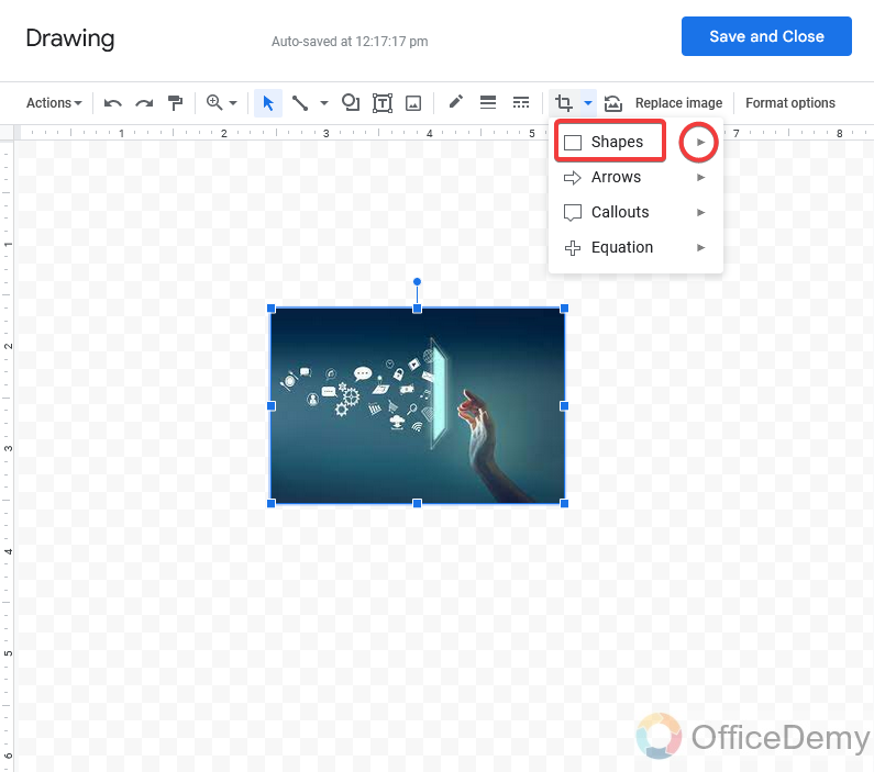 How to make an image a circle in google docs 14