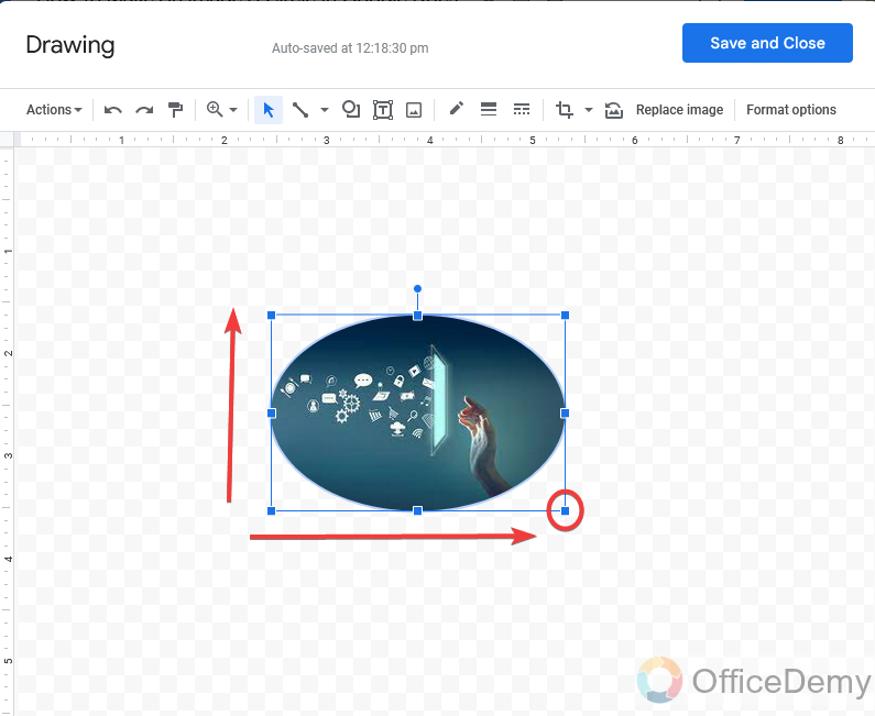 How to make an image a circle in google docs 16