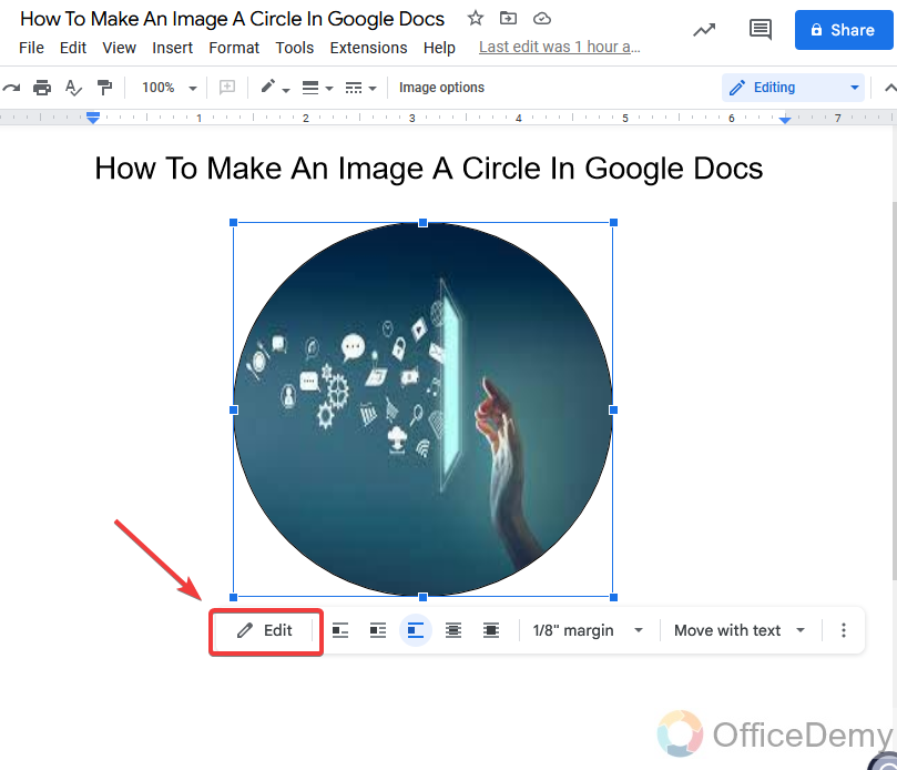 How to make an image a circle in google docs 23