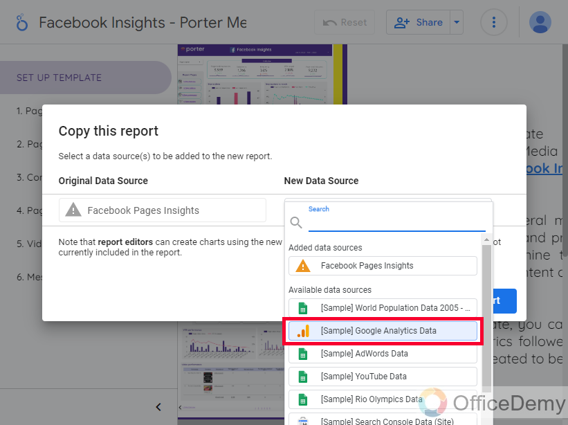 How to set up Social Media Reports in Google Data Studio 9