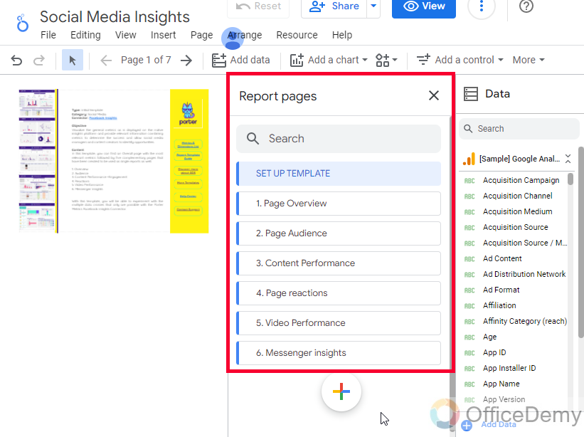 How to set up Social Media Reports in Google Data Studio 12