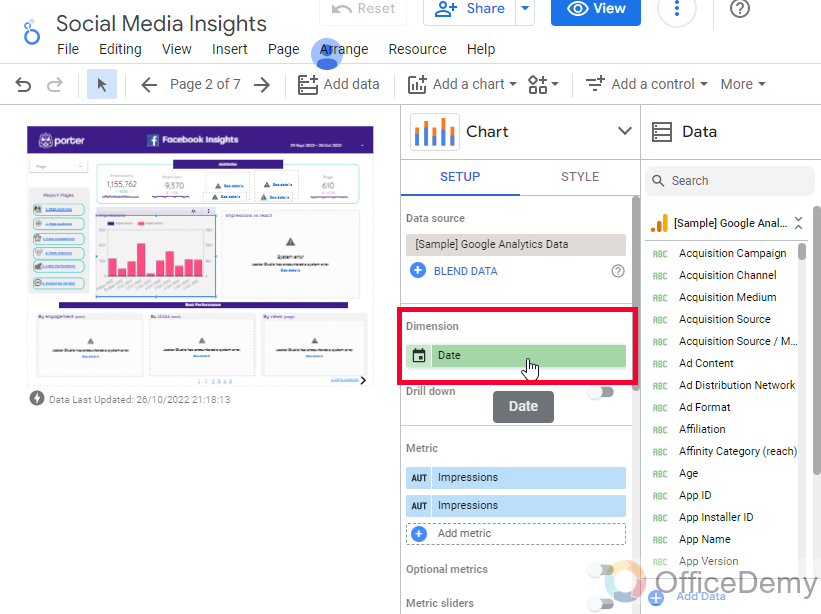How to set up Social Media Reports in Google Data Studio 14