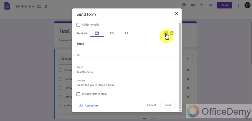 How to share Google Form 21