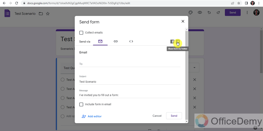 How to share Google Form 25