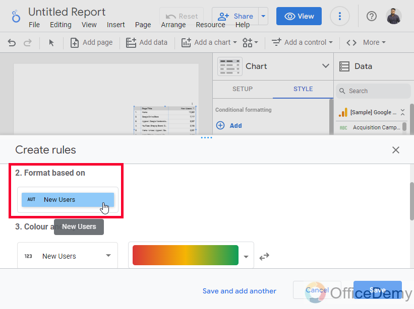 How to use Color Scale in Google Data Studio 10