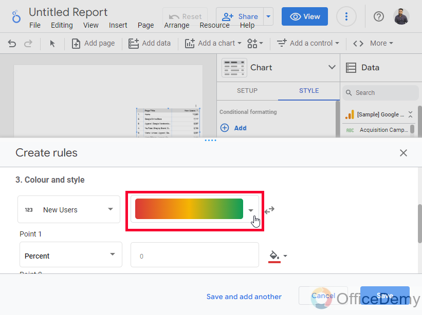 How to use Color Scale in Google Data Studio 14