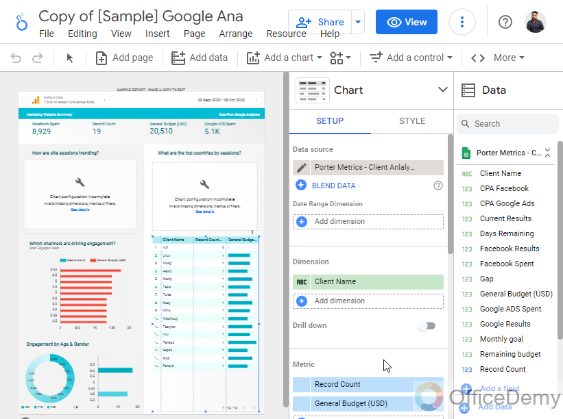 Template for Marketing Agencies on Google Data Studio 20