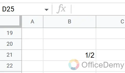 How To Put Fractions In Google Sheets 1