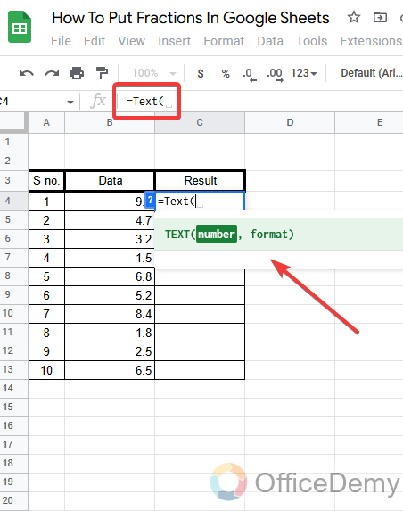 How To Put Fractions In Google Sheets 6