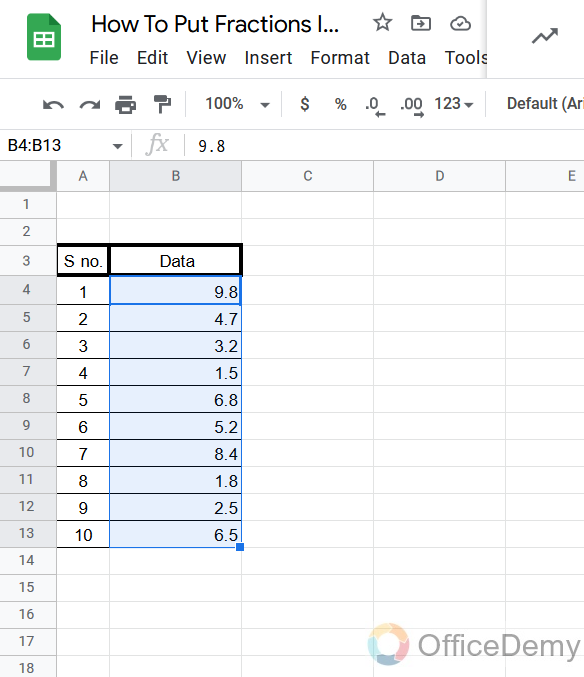 How To Put Fractions In Google Sheets 14