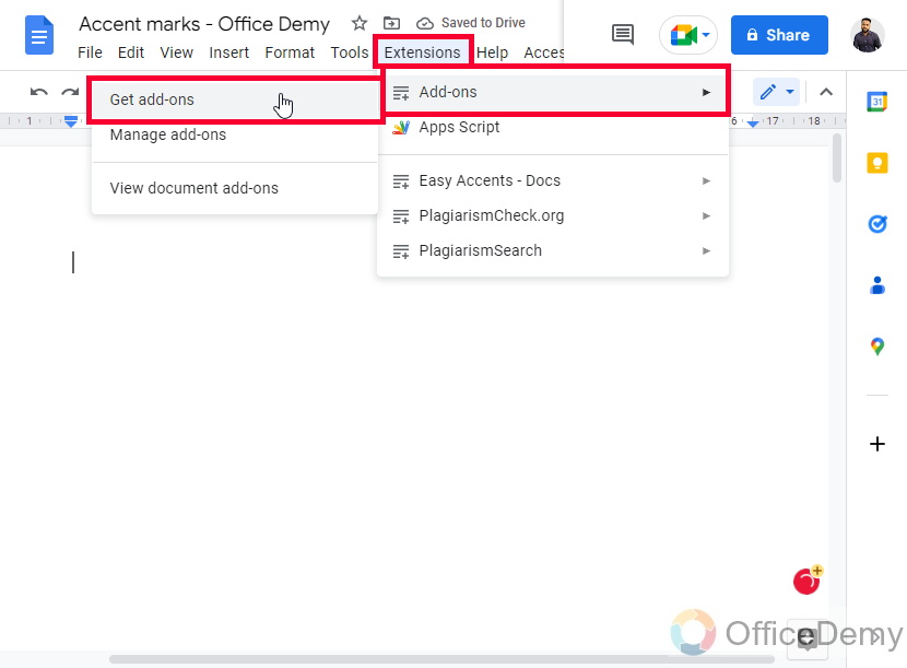 How to Add Accent Marks on Google Docs 19