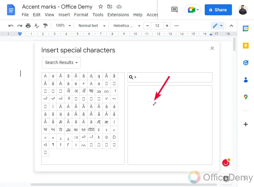 How to Add Accent Marks on Google Docs 4