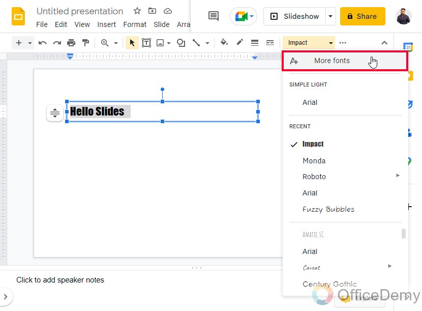 How to Add Fonts to Google Slides 5
