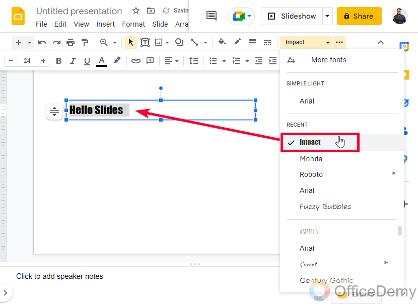 How to Add Fonts to Google Slides 3