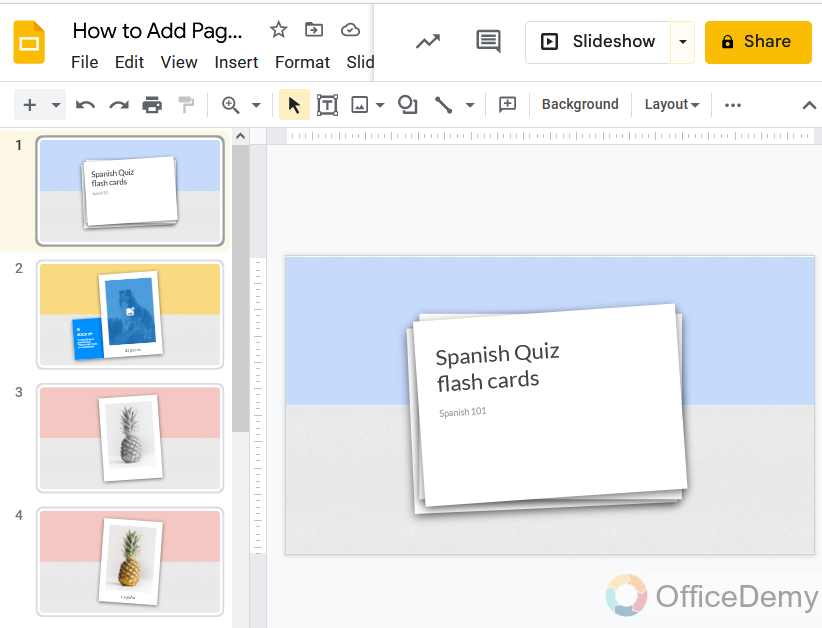 How to Add Page Numbers in Google Slides 3