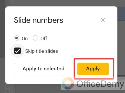 How to Add Page Numbers in Google Slides 8