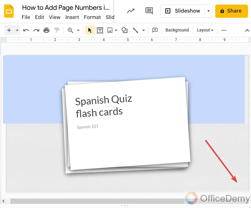 How to Add Page Numbers in Google Slides 16