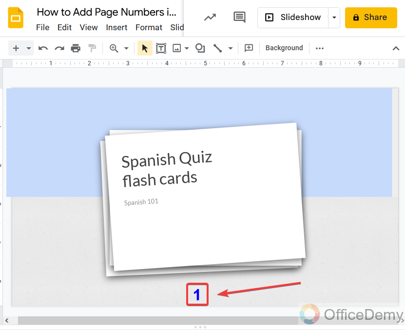 How to Add Page Numbers in Google Slides 20