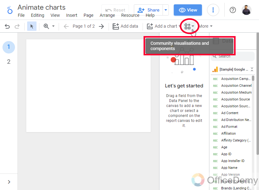 How to Animate Charts in Google Data Studio 2