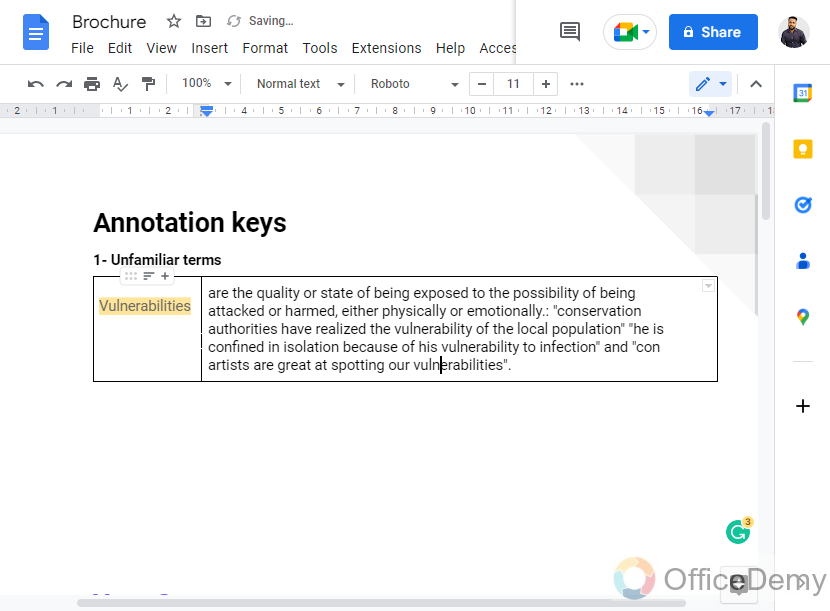 How to Annotate on Google Docs 11