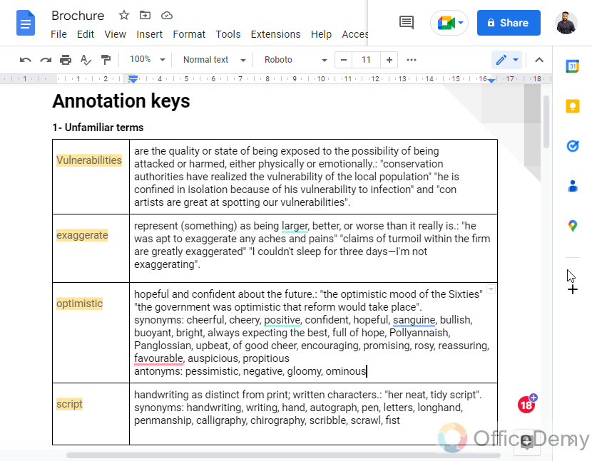 How to Annotate on Google Docs 12