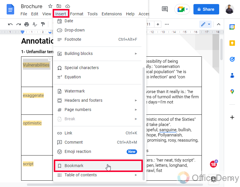 How to Annotate on Google Docs 13