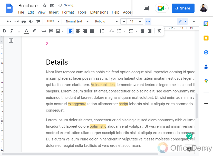 How to Annotate on Google Docs 2