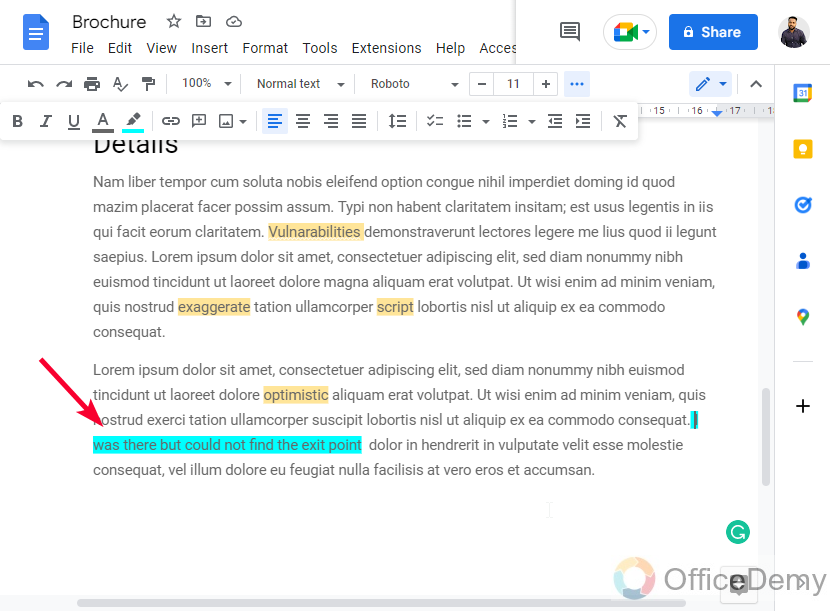 How to Annotate on Google Docs 3