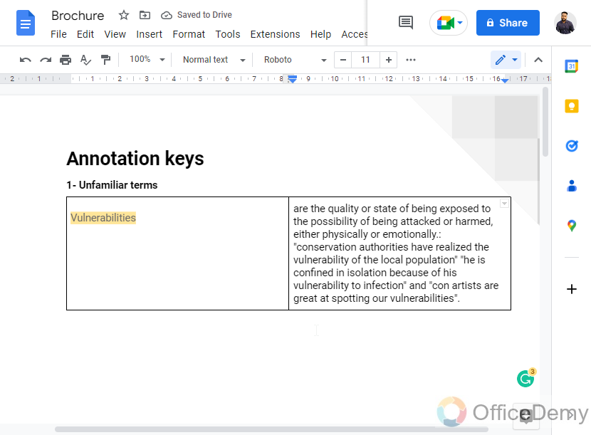 How to Annotate on Google Docs 10
