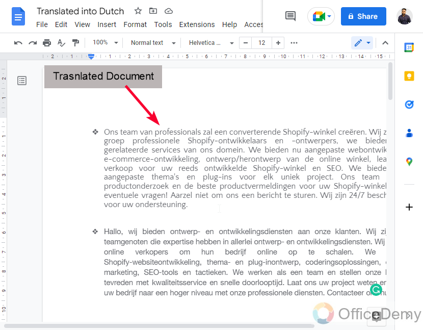 How to Change Language in Google Docs 22