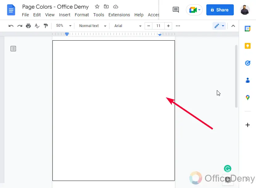 How to Change Page Color in Google Docs 10
