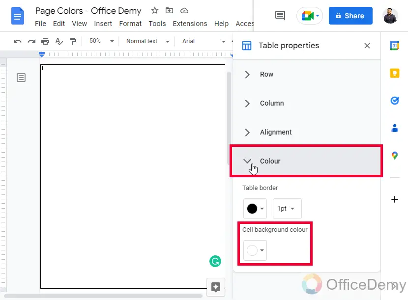 How to Change Page Color in Google Docs 12