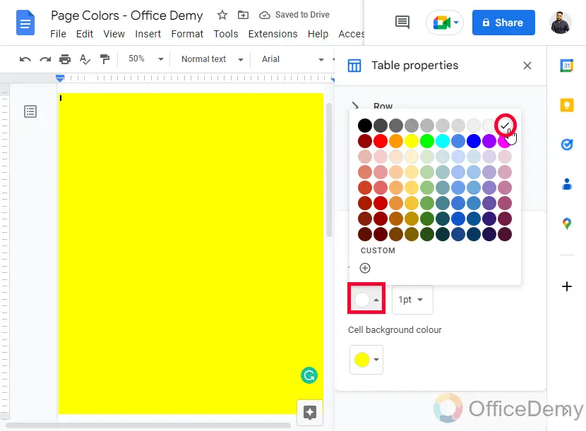 How to Change Page Color in Google Docs 14
