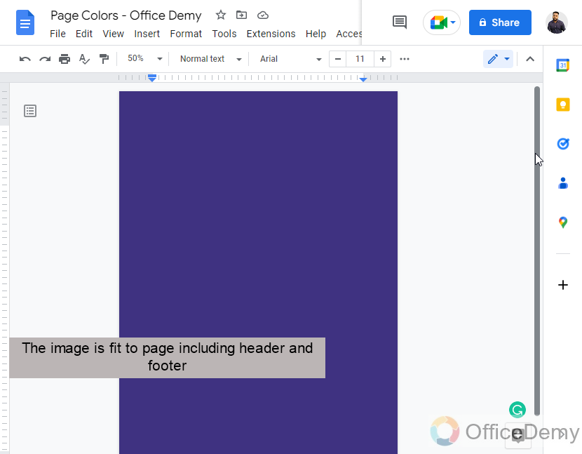 How to Change Page Color in Google Docs 26