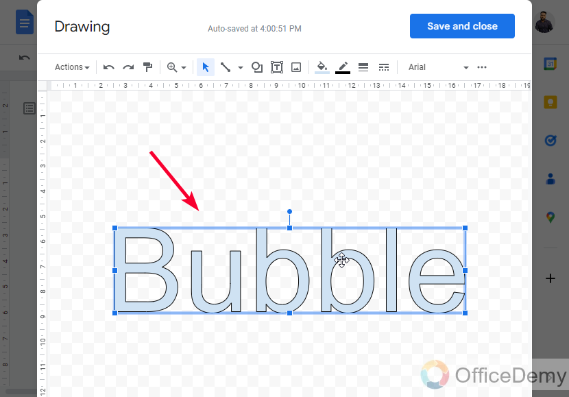 How to Make Bubble Letters in Google Docs 6