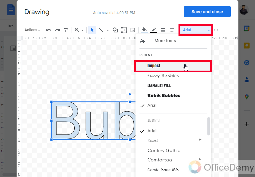 How to Make Bubble Letters in Google Docs 7