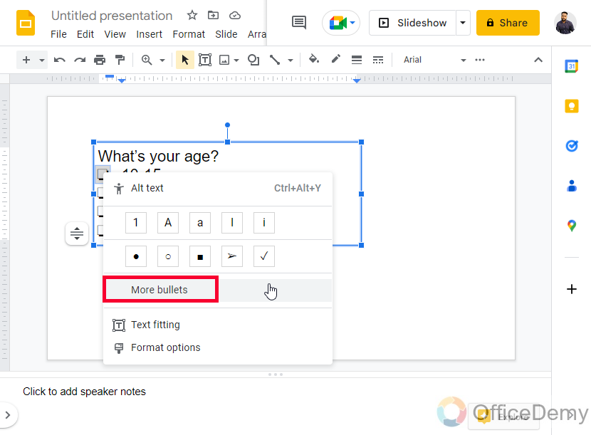 How to Make Checkboxes in Google Slides 13