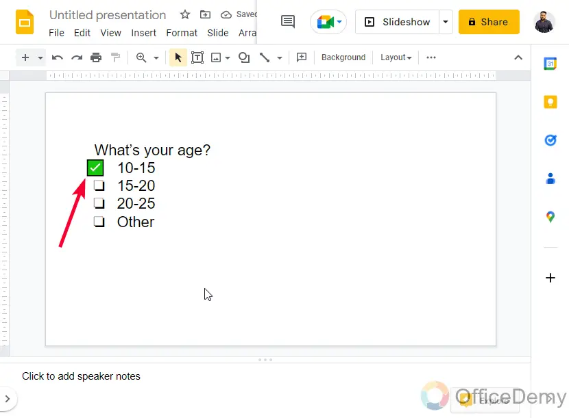 How to Make Checkboxes in Google Slides 18