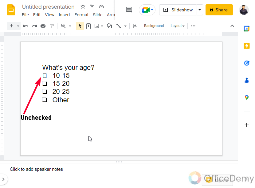 How to Make Checkboxes in Google Slides 19