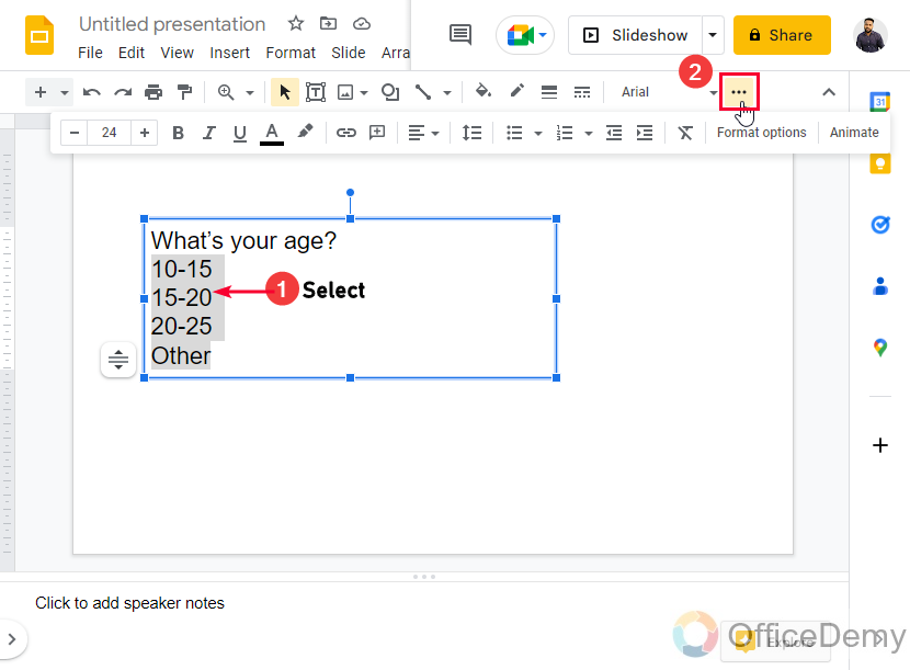 How to Make Checkboxes in Google Slides 4