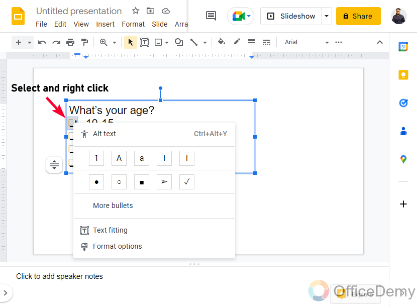 How to Make Checkboxes in Google Slides 9
