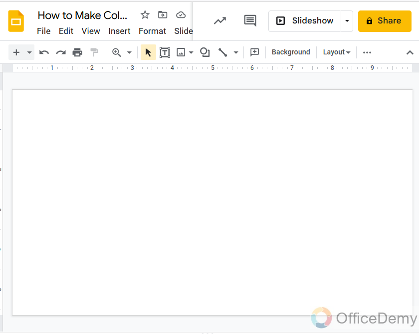 How to Make Columns in Google Slides 1