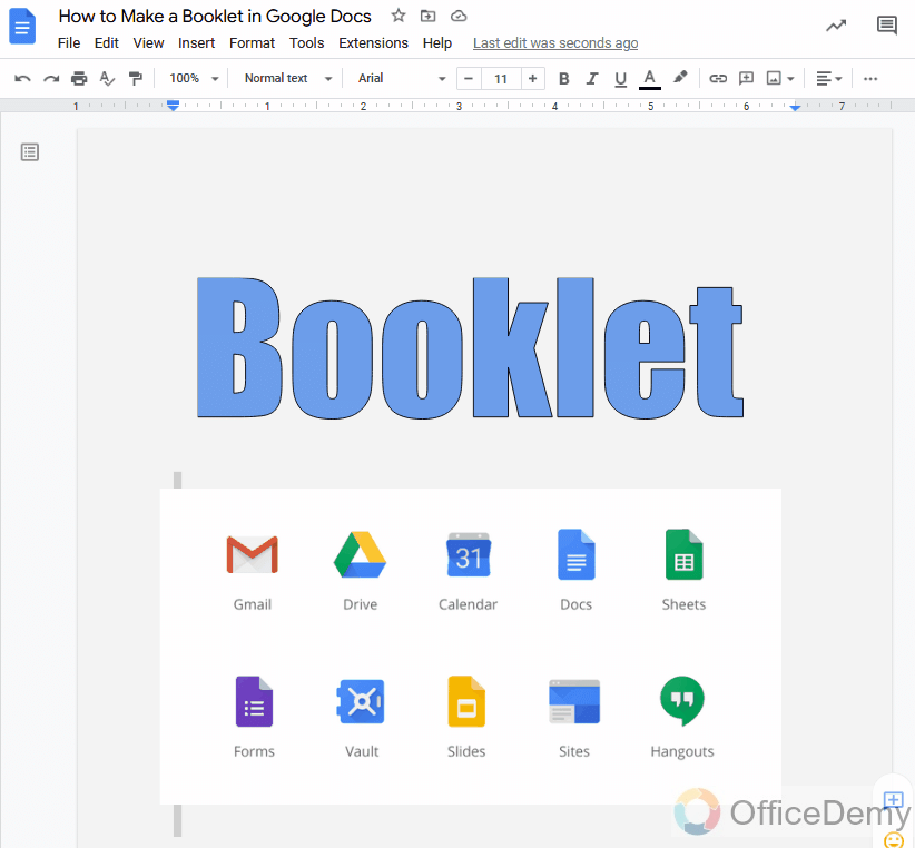 How to Make a Booklet in Google Docs 27