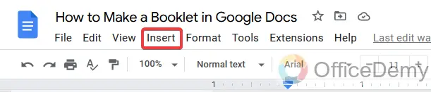 How to Make a Booklet in Google Docs 6