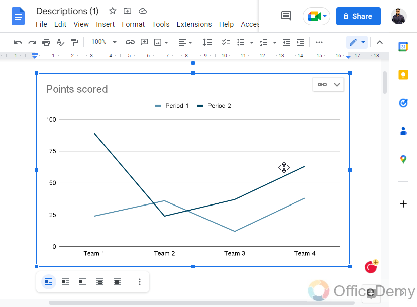 How to Make a Chart on Google Docs 3