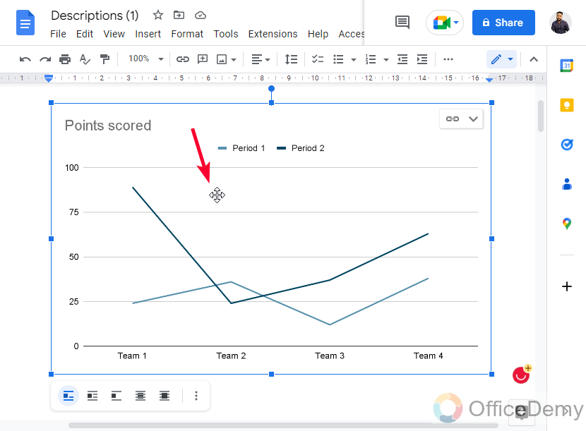 How to Make a Chart on Google Docs 4